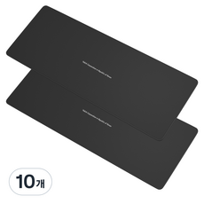 요이치 게이밍 마우스 장패드 800 x 300 x 3 mm, 10개, 올블랙