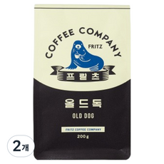 프릳츠 올드독 원두, 홀빈(분쇄안함), 200g, 2개
