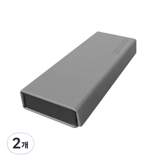 Indie 方形磁吸保護殼, 灰色, 2個