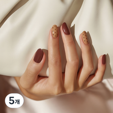 잇템샵 젤리팝 믹스컬러 셀프 아트 네일스티커, 5개, 4 메를로