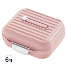 Second Best Healthy Time 藥盒 奢華粉紅S 4格, 6個