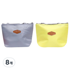 블럭마트 보온보냉 런치백, 랜덤 발송, 8개