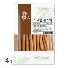 인차 시나몬 롱 스틱 14cm, 200g, 1개입, 4개