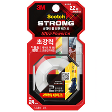 3M Scotch 超強力多用途泡棉雙面膠帶 平面用, 1個