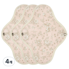 WIZLLY 防水布衛生棉墊, M(25cm), 3片, 4組