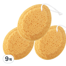 글링 거품 많은 목욕 스펀지, 1개입, 9개