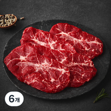 호주산 부채살 구이용 (냉장), 300g, 6개