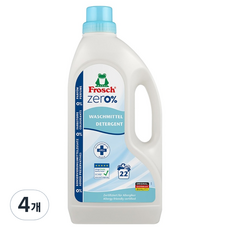 Frosch 德國小綠蛙 Zero高濃縮液體洗衣精, 4個