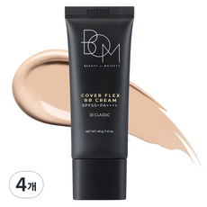 비오엠 커버 플렉스 비비 크림 SPF50+ PA++++, 01 클래식, 40g, 4개