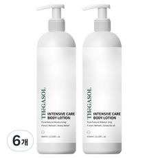 때가솔 인텐시브 케어 바디로션, 400ml, 6개