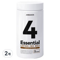 잠백이 에센셜 락토프리 웨이프로틴 파우더 카페모카맛, 750g, 2개