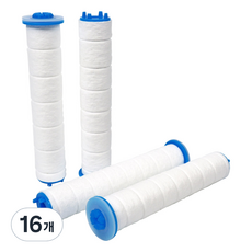 아쿠아듀오 샤워기 헤드 SF-580VT & 980VT & 815 & 850 전용 1차 녹물 제거 리필 필터, 16개