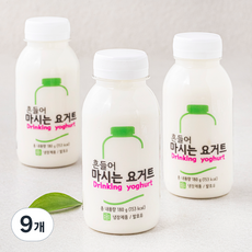 팜프레쉬 흔들어 마시는 요거트, 180g, 1개입, 9개