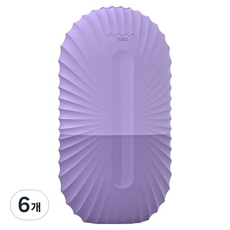 젤루나 실리콘 얼음 마사지틀 Y-51, 6개, 퍼플