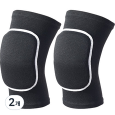 작전마켓 미끄럼방지 무릎 보호대 양쪽세트 블랙 화이트, 2개