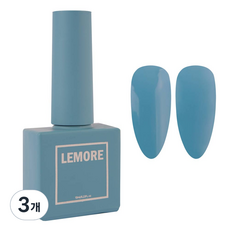 Lemore 彩色凝膠, LG22 雨天藍, 10ml, 3個
