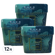 草本故事大號木炭雙層冰箱除臭劑, 260g, 12個