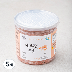 자연다감 새우젓 추젓, 400g, 5개