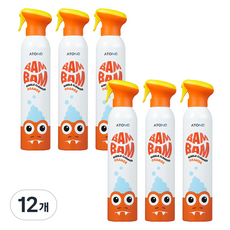 아토앤오투 유아용 뱀뱀 버블 클렌저 오렌지, 300ml, 12개