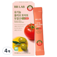 BB LAB 科研 橄欖番茄雙效沖泡飲 7條入, 4盒, 140g