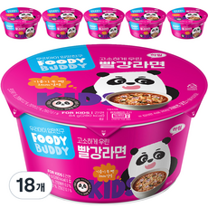 foodybuddy 紅色杯麵 84g, 18入