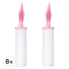 보로시노 전문가용 손펌프, 화이트핑크, 8개