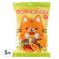 츠구야 아기 고양이 도라야키 바나나 크림, 120g, 5개
