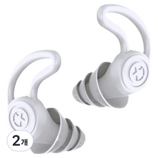 Alice Home 防噪音防水睡眠耳塞 白色, 2個, 2入