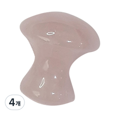 粉晶刮痧板, 4個, 蘑菇(BJ6-5)