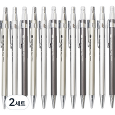 misoro 1200 The Thinking 自動鉛筆 古銅色 4p + 銀色 4p + 金色 4p 套組 02278, 2套, 0.5mm