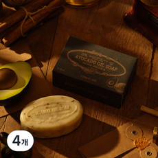 효창 아보카도 오일 솝 바, 140g, 4개