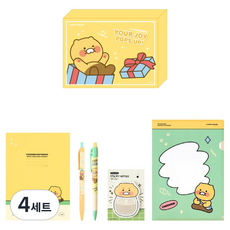 KAKAO FRIENDS 基本文具組, 4套, 春植