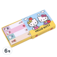 Hello Kitty 抽屜式便利貼, 6個, 80張