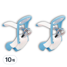 itgom 安心放大鏡嬰兒指甲剪, 藍色, 10個