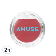 Amuse Makeup 戒指護唇膏, 2個, 3g, 03 鮮玫瑰環