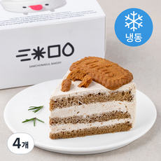 삼초마을 커피쿠키 조각케이크 (냉동), 70g, 4개