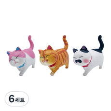 World Clean 散步貓咪公仔 第2代 A款 套組, 6套