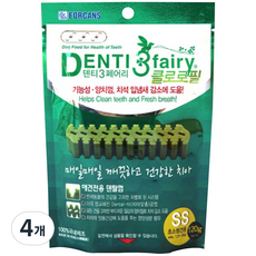 포켄스덴티페어리 클로로필 강아지 덴탈껌, 천연벌꿀, 4개, 120g