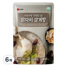 찬스푸드 사위사랑 가득찬 닭다리 삼계탕, 600g, 6개