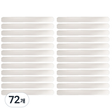 로즈로드 욕실 미끄럼 방지 테이프 패치 투명 2 x 38 cm, 72개