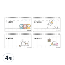 Snowdog Withna 54週週曆 80-0051, 隨機出貨, 4個