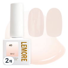 i-bit 勒莫爾 果凍糖漿凝膠指甲油, 40 優選果凍, 2個, 10ml