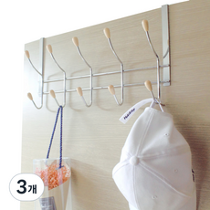 Sunwooland 木球門鉤10個, 銀, 3個