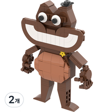 반반의유치원 피규어 대형 토드스터 보안관 165pcs, 2개