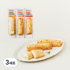 고래사어묵 프리미엄 어묵바 3종 세트, 260g, 3세트