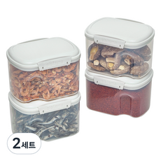 Sistema 다용도 밀폐용기, 2세트, 1.56L 4p
