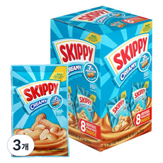 스키피 땅콩버터 크리미, 256g, 3개