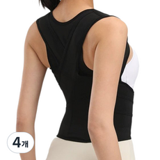 셀리빙 허리 교정대 블랙, 4개