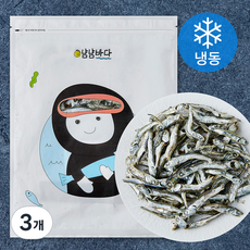 냠냠바다 고바멸치 안주 조림용 (냉동), 3개, 500g