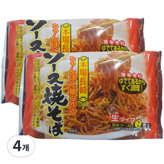 카리노재팬 소스야끼소바 160g, 4개